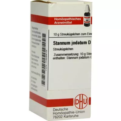 DHU Stannum jodatum D 12 kuler, 10 g