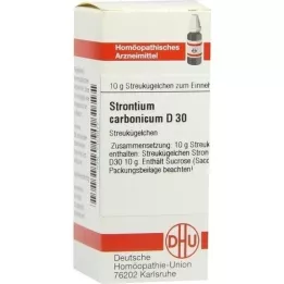 STRONTIUM CARBONICUM D 30 globuler, 10 g