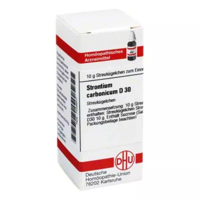 DHU Strontium carbonicum D 30 kuler, 10 g DHU Strontium carbonicum D 30 kuler, 10 g