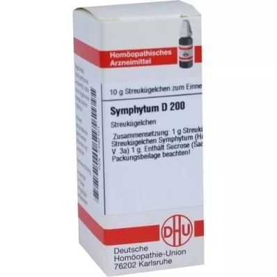 SYMPHYTUM D 200 globuler, 10 g