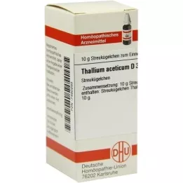 THALLIUM ACETICUM D 30 globuler, 10 g