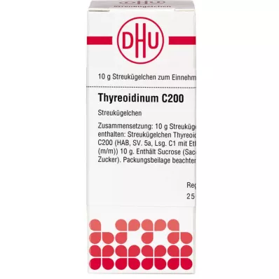 THYREOIDINUM C 200 globuler, 10 g