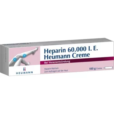 HEPARIN 60.000 Heumann-krem, 100 g