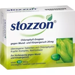 STOZZON Klorofyllbelagte tabletter, 100 stk