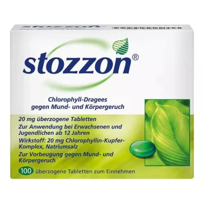 STOZZON Klorofyllbelagte tabletter, 100 stk STOZZON Klorofyllbelagte tabletter, 100 stk