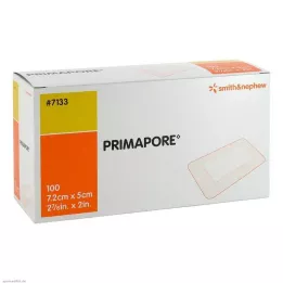 Primapore sårbandasje 7,5x5 cm, 100 stk