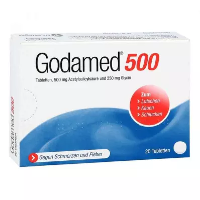 GODAMED 500 tabletter, 20 stk GODAMED 500 tabletter, 20 stk