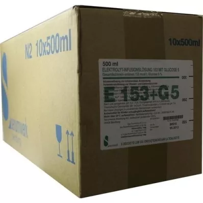 ELEKTROLYT Inf.-Lsg. 153 m.glukose 5, 10X500 ml