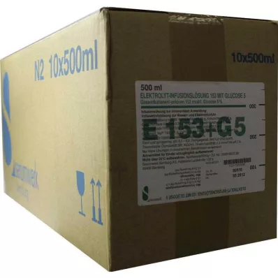 ELEKTROLYT Inf.-Lsg. 153 m.glukose 5, 10X500 ml ELEKTROLYT Inf.-Lsg. 153 m.glukose 5, 10X500 ml