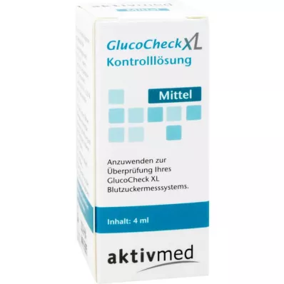 GLUCOCHECK XL Kontrolløsningsmedium, 4 ml