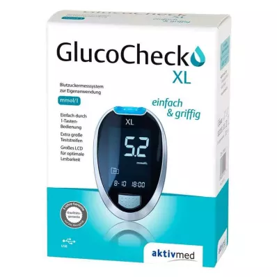 Gluco Check XL blodsukkermålesett mmol / l, 1 stk
