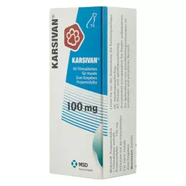 KARSIVAN 100 filmdrasjerte tabletter til hunder, 60 stk