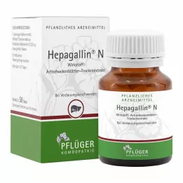 HEPAGALLIN N Belagte tabletter, 50 stk