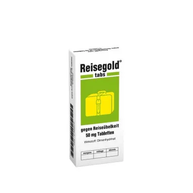 REISEGOLD Tabletter mot reisesyke, 10 stk REISEGOLD Tabletter mot reisesyke, 10 stk