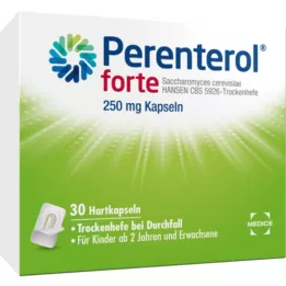 PERENTEROL forte 250 mg kapsler i blisterpakning, 30 stk