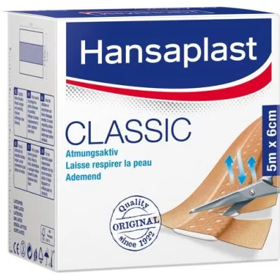 HANSAPLAST Klassisk gips 6 cmx5 m, 1 stk