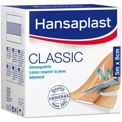 HANSAPLAST Klassisk gips 8 cmx5 m, 1 stk