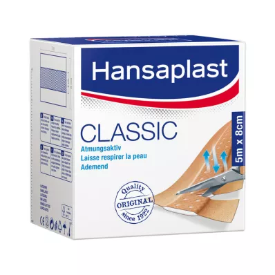 Hansaplast Classic gips 8 cm x 5 m, 1 stk