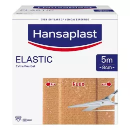 HANSAPLAST Elastisk gips 8 cmx5 m, 1 stk