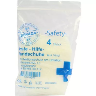 Senada Gloves Safty, 4 stk Senada Gloves Safty, 4 stk
