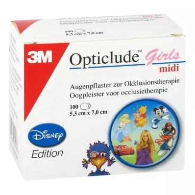 Opticlude 3M Disney Plaster Girls midi 2538MDPG-100, 100 stk
