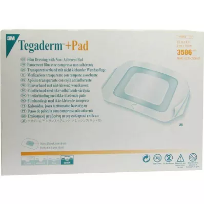 TEGADERM 3M Plus Pad 9x10 cm Ready Made 3586, 25 stk TEGADERM 3M Plus Pad 9x10 cm Ready Made 3586, 25 stk