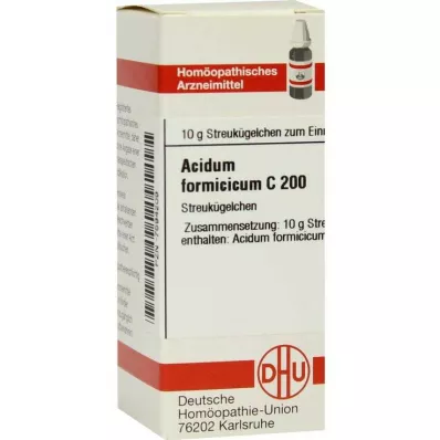 ACIDUM FORMICICUM C 200 globuler, 10 g ACIDUM FORMICICUM C 200 globuler, 10 g