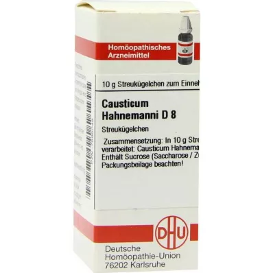 CAUSTICUM HAHNEMANNI D 8 globuli, 10 g CAUSTICUM HAHNEMANNI D 8 globuli, 10 g