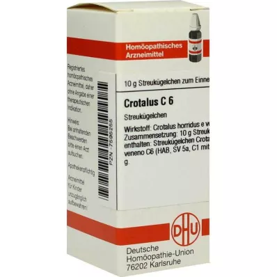 CROTALUS C 6 globuli, 10 g CROTALUS C 6 globuli, 10 g