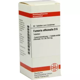 FUMARIA OFFICINALIS D 6 tabletter, 80 stk