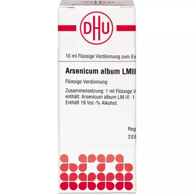 ARSENICUM ALBUM LM III Fortynning, 10 ml
