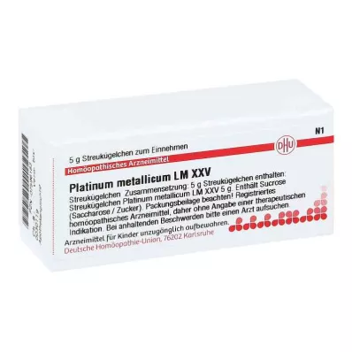 PLATINUM METALLICUM LM XXV Globuli, 5 g