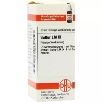 SULFUR LM IX Fortynning, 10 ml SULFUR LM IX Fortynning, 10 ml