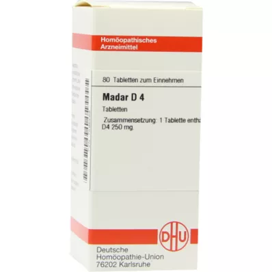 MADAR D 4 tabletter, 80 stk