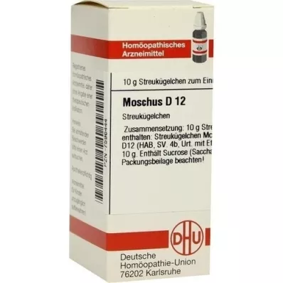 MOSCHUS D 12 globuler, 10 g