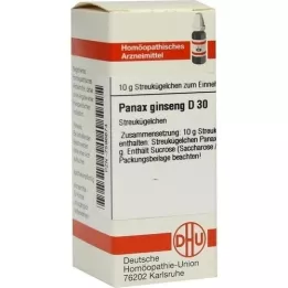 PANAX GINSENG D 30 globuler, 10 g