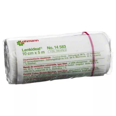 Lenkideal 5mx10cm ideell bandasje med V, 1 stk