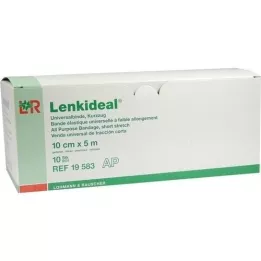 LENKIDEAL Idealb.10 cmx5 m hvit o.bandasje kl.løs, 10 stk