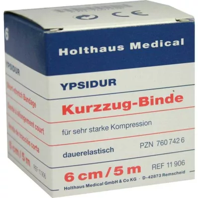 KURZZUGBINDE Ypsidur 6 cmx5 m, 1 stk KURZZUGBINDE Ypsidur 6 cmx5 m, 1 stk