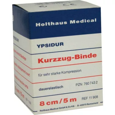 Kortstrekkbandasje Ypsidur 5mx8cm, 1 stk