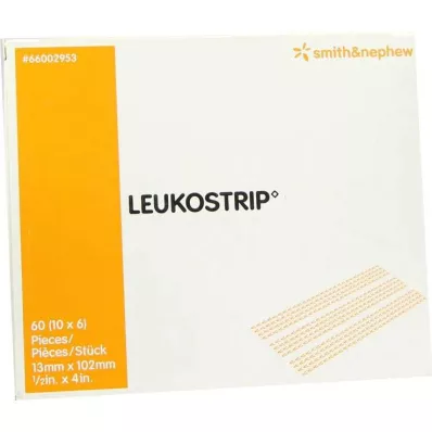 LEUKOSTRIP Suturstrimler 13x102 mm, 10X6 stk