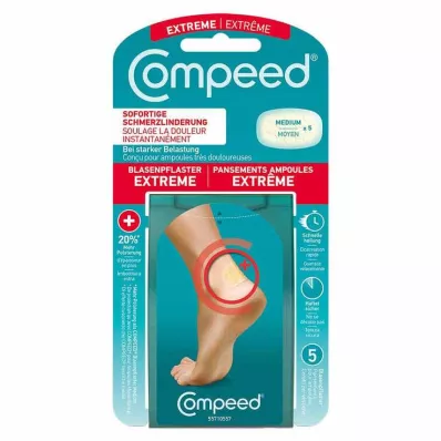 COMPEED Blistergips ekstrem, 5 stk COMPEED Blistergips ekstrem, 5 stk
