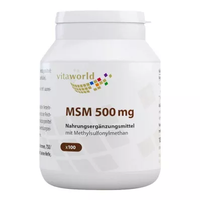 MSM KAPSULER, 100 stk