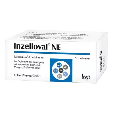 INZELLOVAL NE Filmdrasjerte tabletter, 50 stk INZELLOVAL NE Filmdrasjerte tabletter, 50 stk