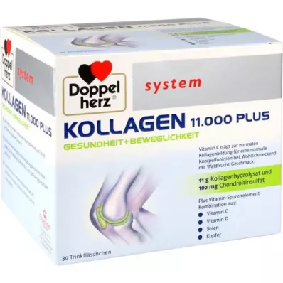 DOPPELHERZ Kollagen 11 000 Plus-systemampuller, 30X25 ml