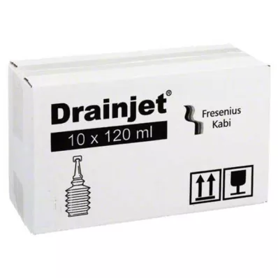 FREKA DRAINJET Saltvannsløsning 0,9 % ISO, 10X120 ml FREKA DRAINJET Saltvannsløsning 0,9 % ISO, 10X120 ml