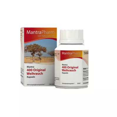 MANTRA 400 Original Frankincense-kapsler, 100 kapsler MANTRA 400 Original Frankincense-kapsler, 100 kapsler