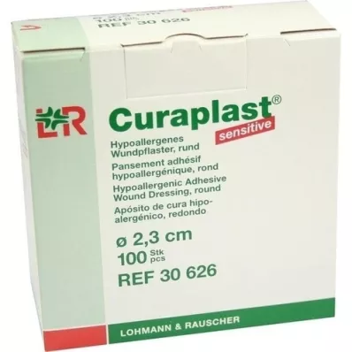 CURAPLAST Strips sensitive runde 23 mm, 100 stk