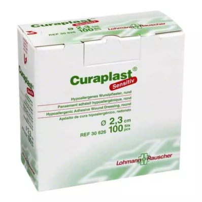 Curaplast® sensitiv rund, 100 stk Curaplast® sensitiv rund, 100 stk