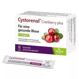 CYSTORENAL Tranebær pluss, 20 stk